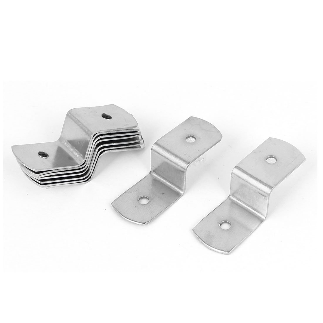 Sourcing Map support cadre photo Z métal argent 10 pcs