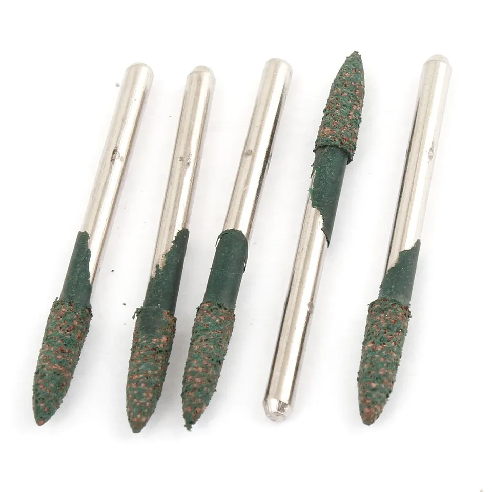 Sourcingmap Pointe à meuler cône 3x13mm lot 5 abrasif