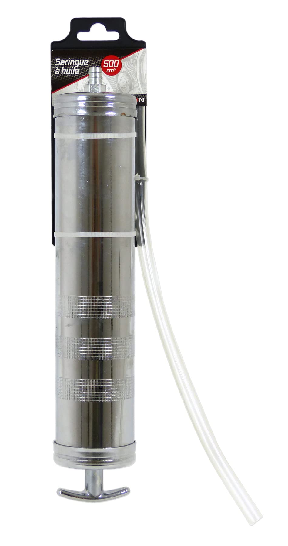 Precision Steel seringue à huile métallique 500ml flexible 30cm