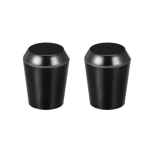 Sourcingmap M8x25mm Bouton à Main Noir 2 Pièces Phénolique