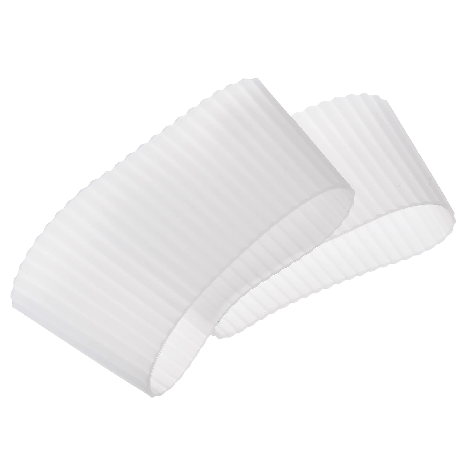 sourcingmap Housse Tasse Silicone Translucide Lot 2 Antichoc