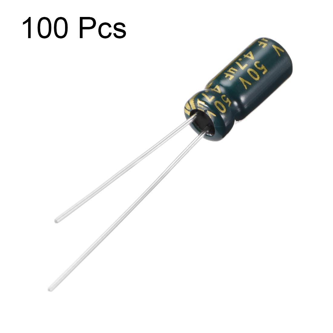 Sourcingmap 4.7uF 50V condensateur électrolytique 5x11mm lot 100