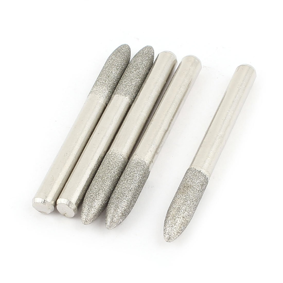 sourcing map pointe montée diamant 6x6 mm tige 6 mm lot 5