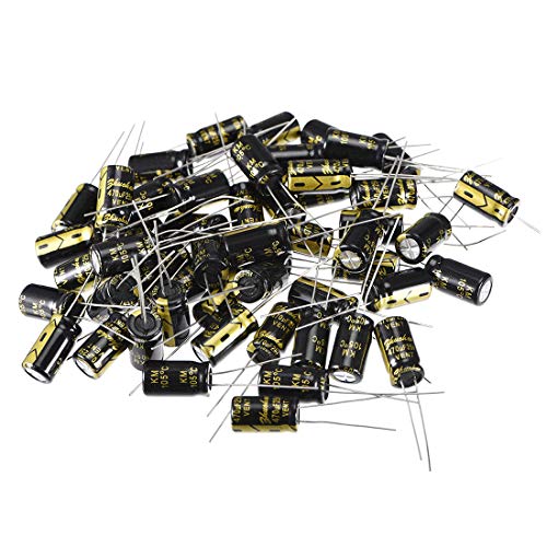 Sourcingmap 470uF 25V condensateur électrolytique 50 pcs 8x14mm