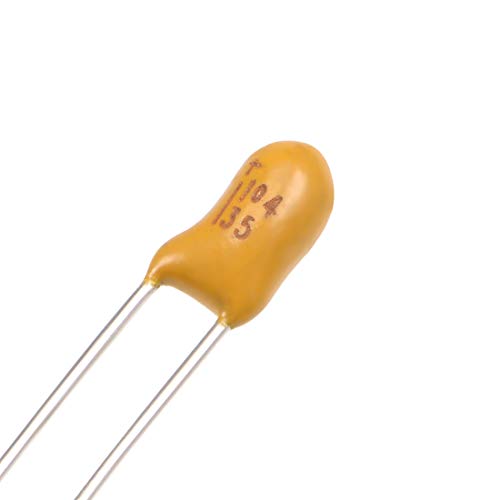 Sourcing Map 0.1uF 35V condensateur tantale radial 5 pcs
