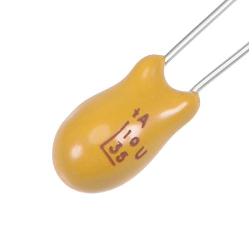 Sourcingmap Industrial 10uF 35V condensateur tantale 10 pcs jaune
