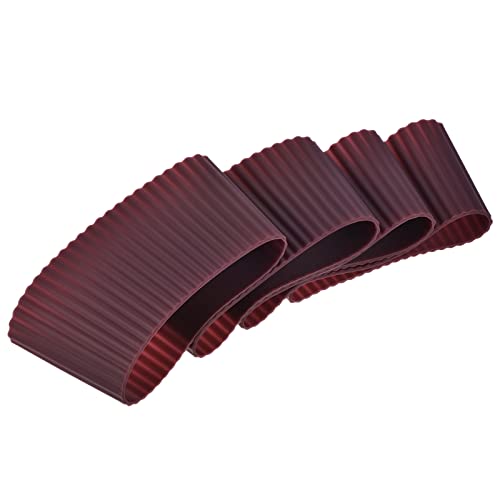 sourcingmap Manchon Tasse Silicone Brun Rougeâtre Lot 4 Chaleur