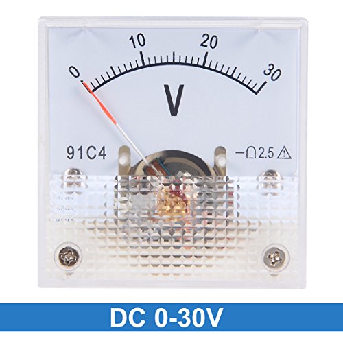 sourcing map 91C4 voltmètre analogique DC 0-30V précision 2,5%