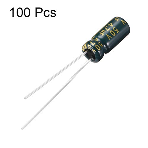 Sourcingmap 4.7uF 50V condensateur électrolytique 5x11mm lot 100
