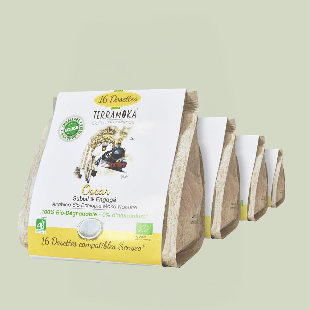 Terramoka Sir Oscar dosettes Senseo 80 bio fruité