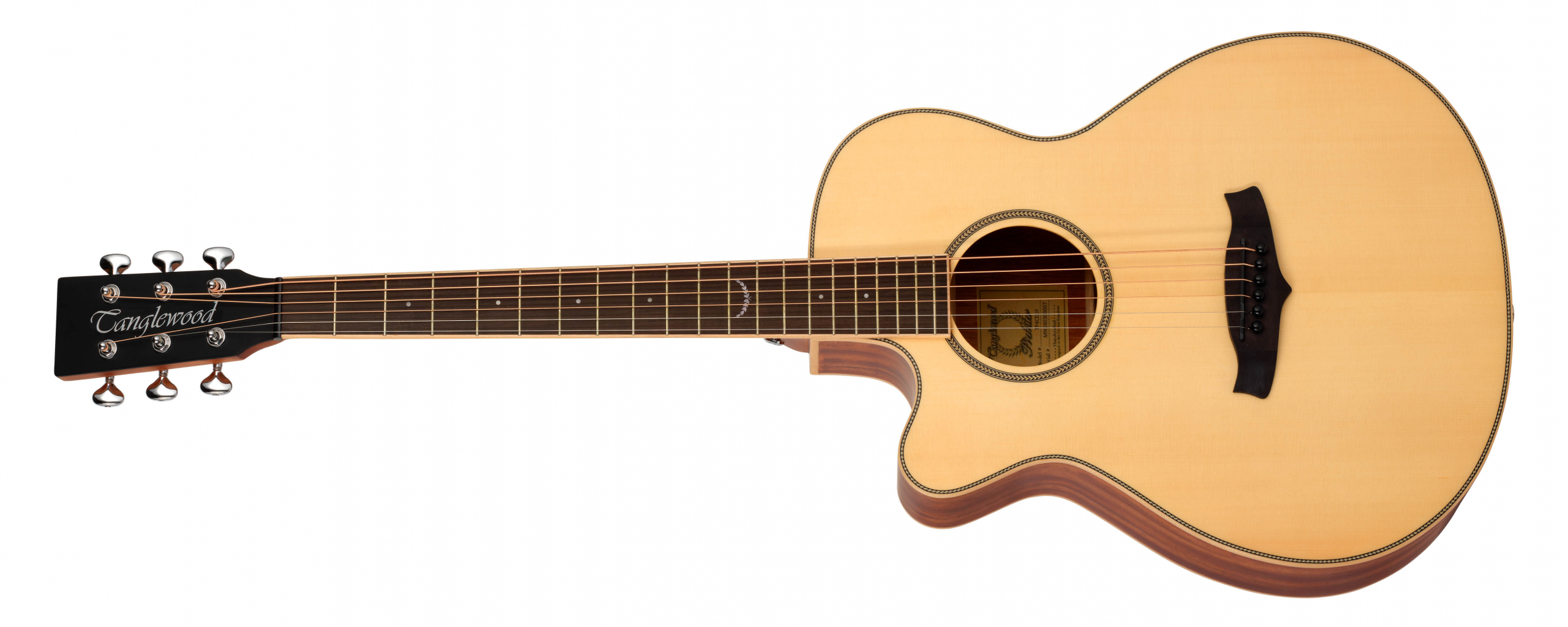 Tanglewood Premier TP4CELH guitare électro-acoustique gaucher