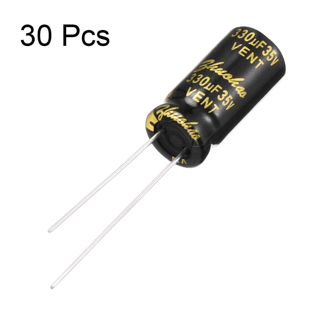 Sourcing Map Condensateur 330uF 35V 8x16mm x30 radial