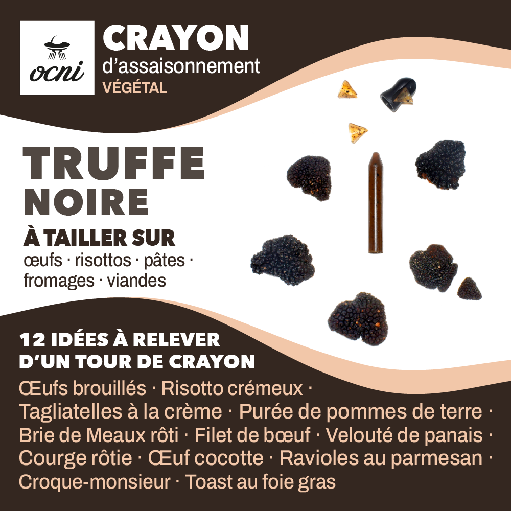 OCNI Coffrets 3 crayons Festin Festif Basilic Truffe Cèpe