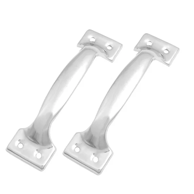 Sourcingmap Poignée Meuble Inox 14cm lot 2 argent