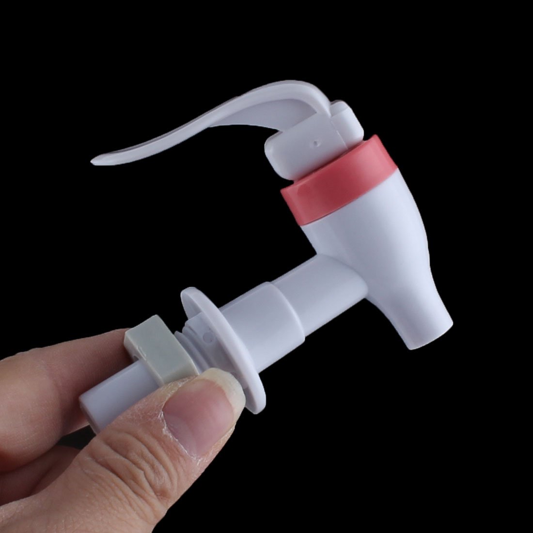 Sourcingmap robinet distributeur eau poussoir blanc 15 mm 2 pcs