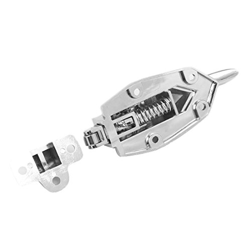 SOURCINGMAP Poignée loquet métal four frigo 165mm argenté