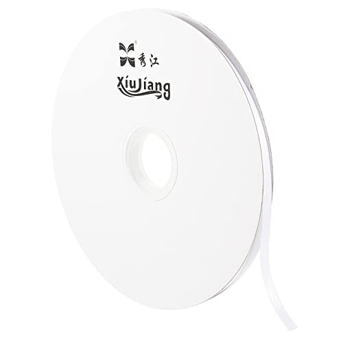 Sourcing Map ruban satin blanc 7mmx91,4m rouleau mariage