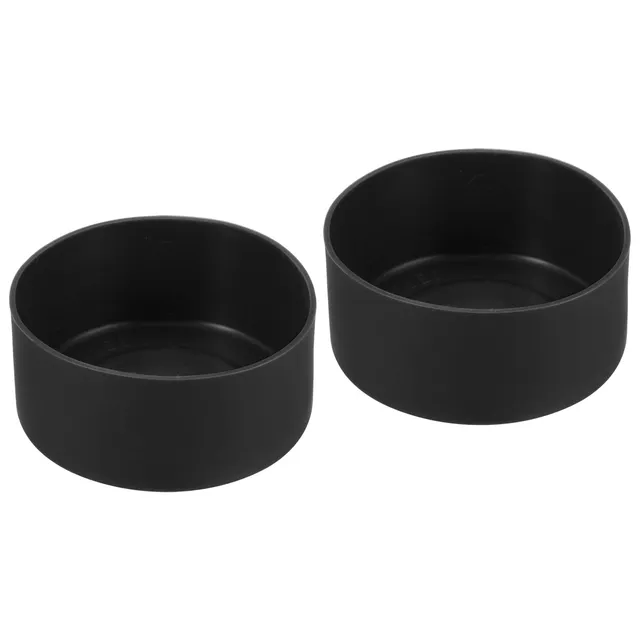 SOURCINGMAP Home & Garden protège-bouteille silicone noir lot 2 antichoc
