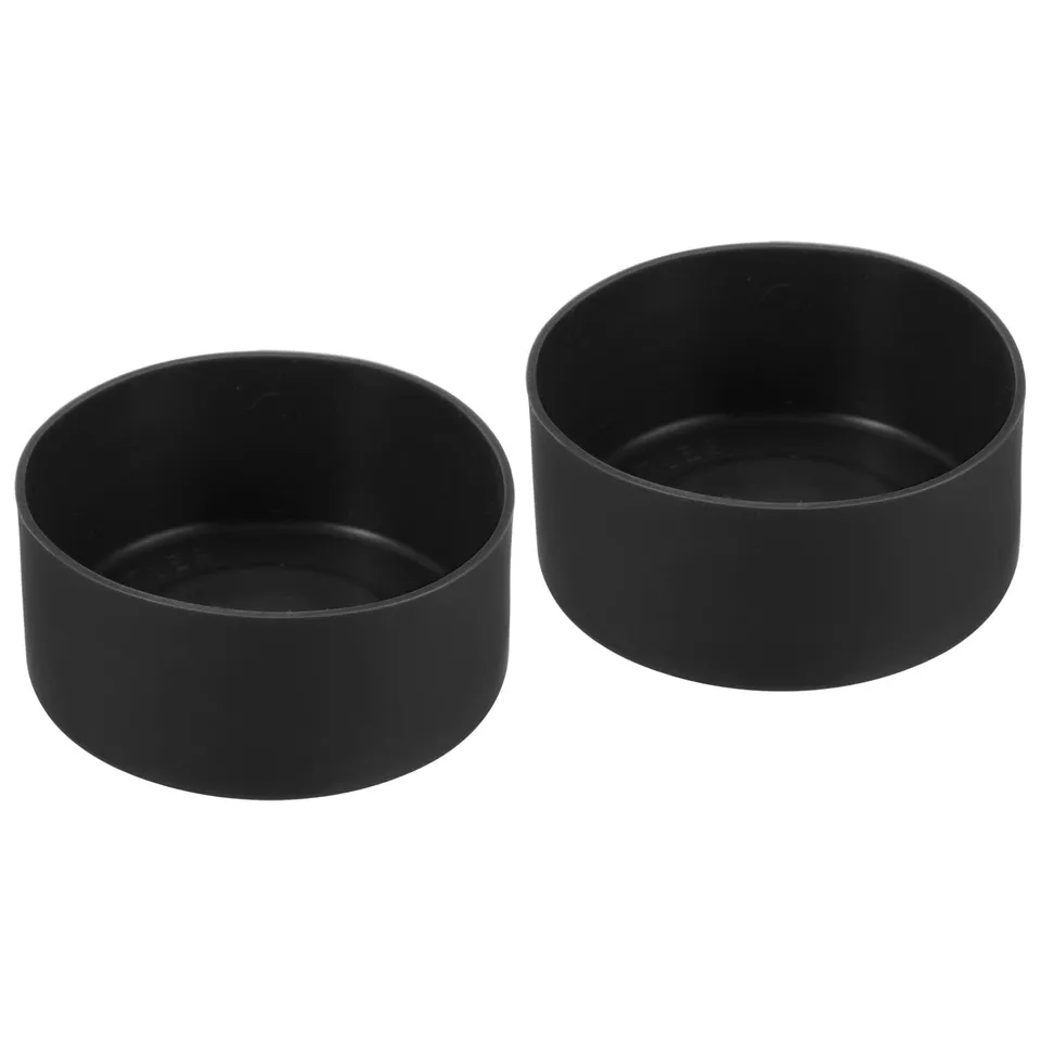 SOURCINGMAP Home & Garden protège-bouteille silicone noir lot 2 antichoc