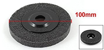 sourcingmap Roue de Polissage Nylon 100 mm Noire