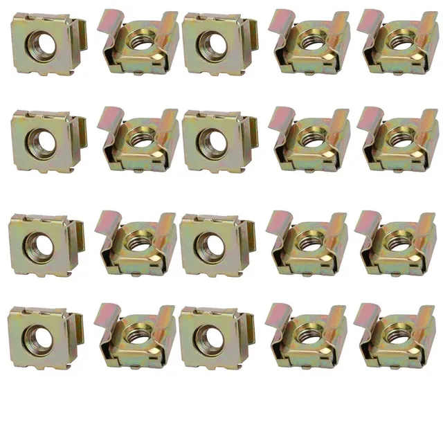 SOURCINGMAP Écrou cage M5 acier zingué 20pcs