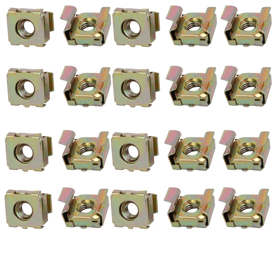 SOURCINGMAP Écrou cage M5 acier zingué 20pcs