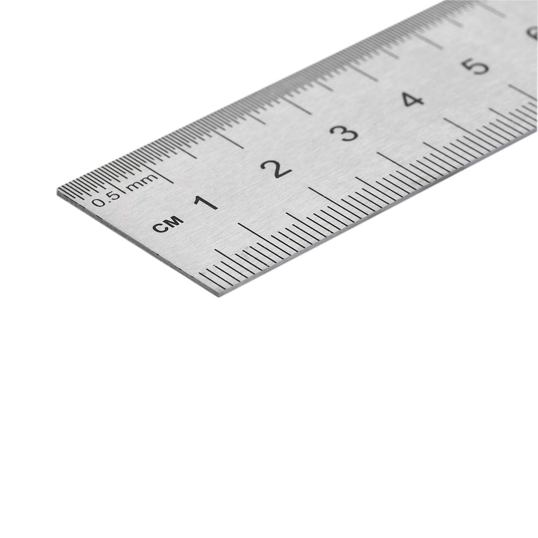 SOURCINGMAP Règle inox 15cm graduée trou suspension lot 5