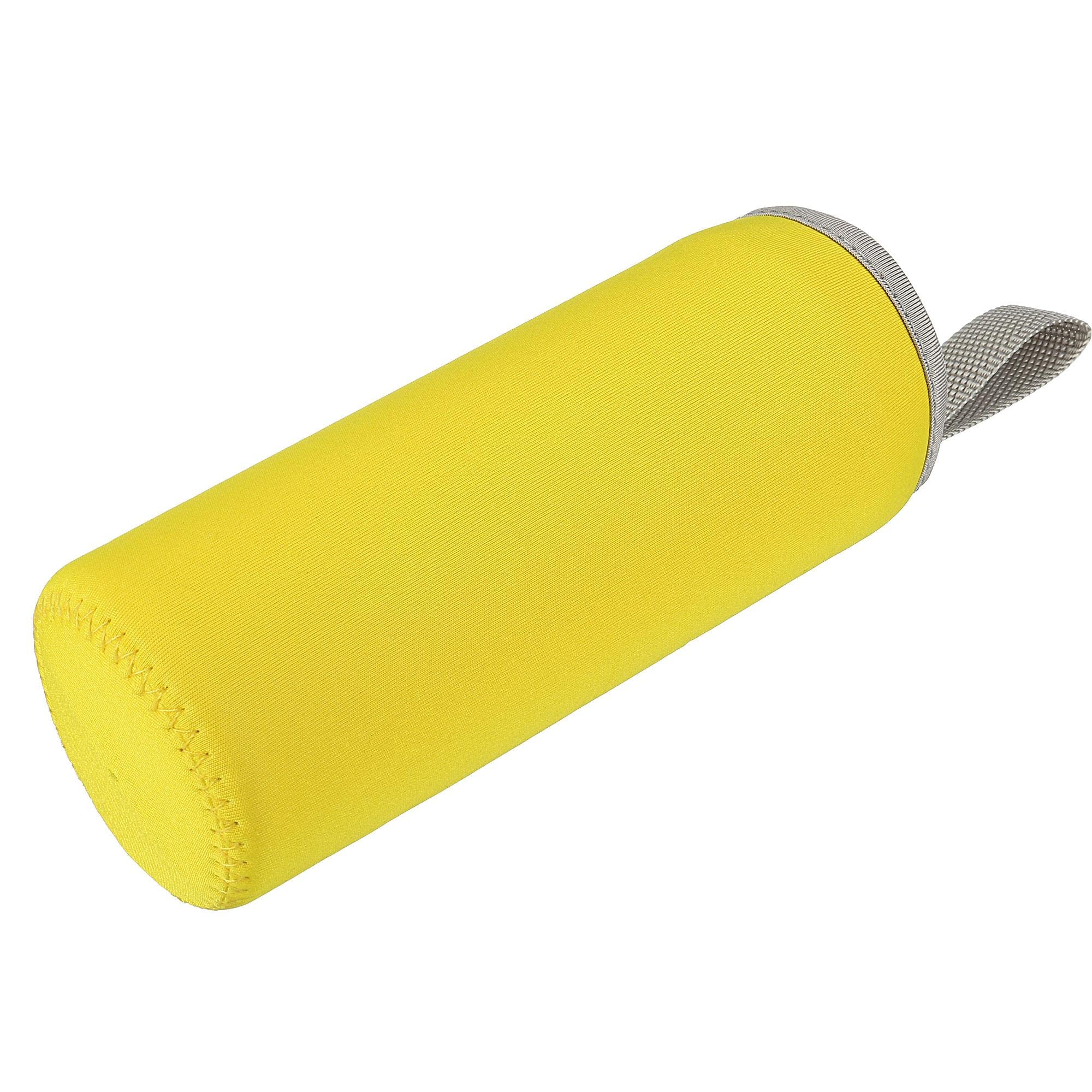 Sourcing Map Housse bouteille néoprène 500ml jaune lot 2 isotherme