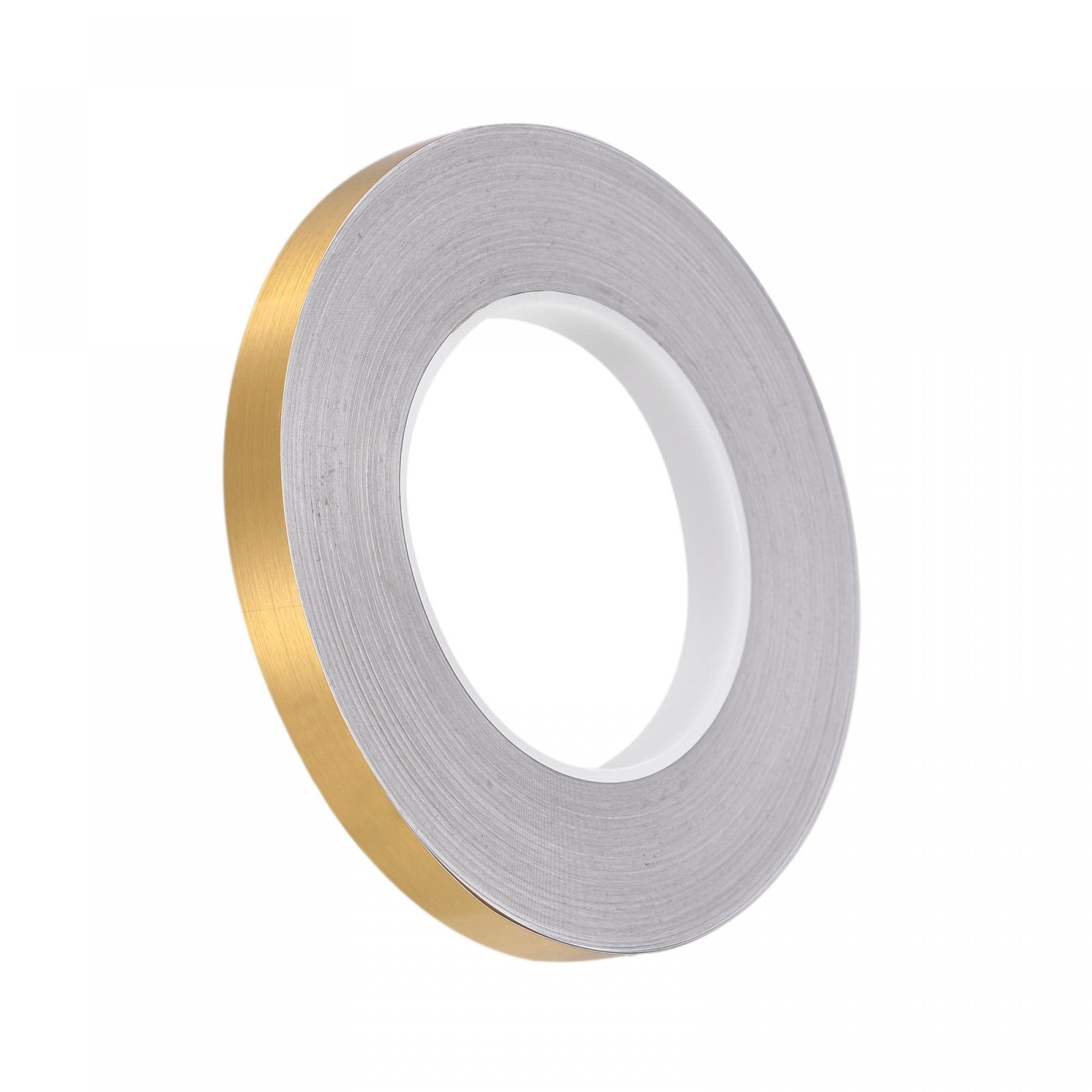 sourcing map Ruban Adhésif Carrelage Doré 12mm x 50m