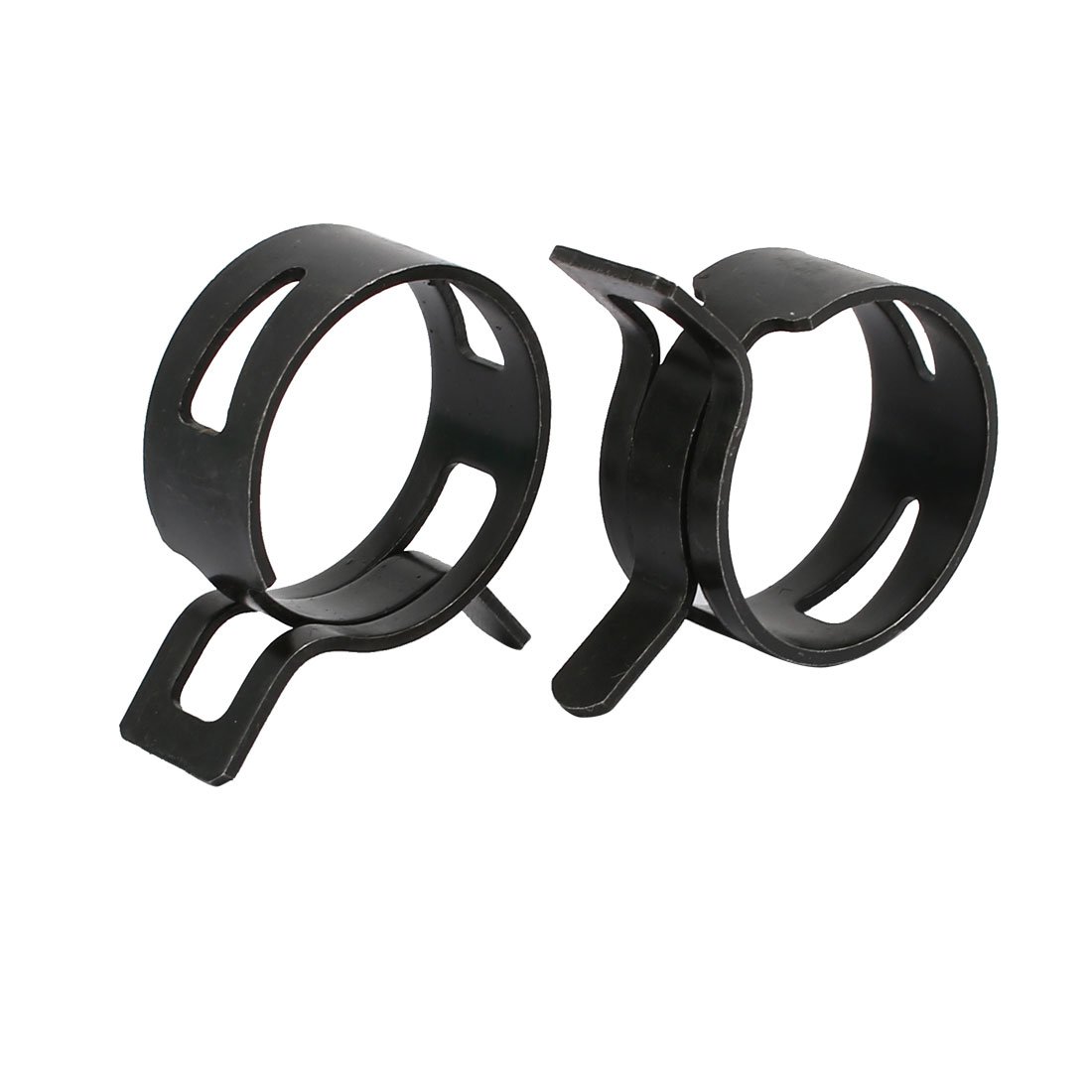 sourcing map Industrial collier ressort 25mm noir lot 20
