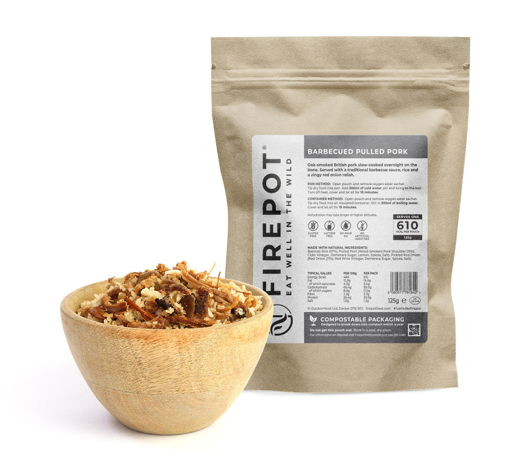 Firepot repas compostable plat lyophilisé Tuscan Stew régulier