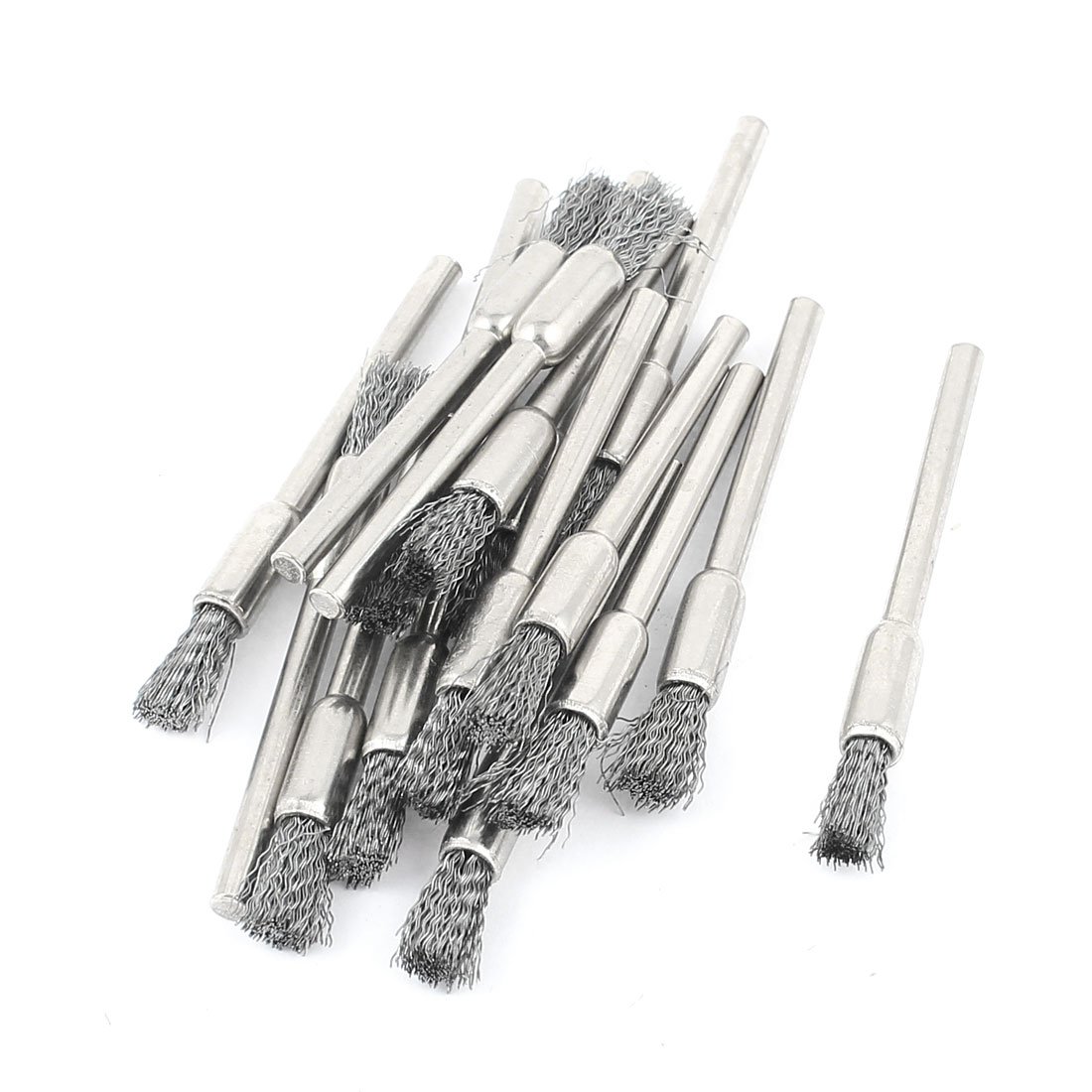 sourcingmap Industrial brosse polissage stylo tige 3mm lot 16