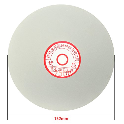 Sourcingmap roue polissage diamant grain 2500 disque 15,2 cm