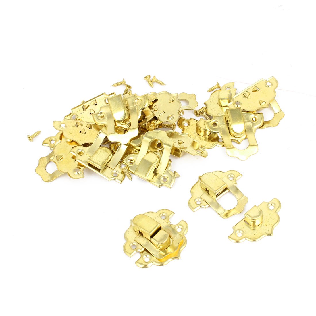 sourcingmap loquet boîte laiton 28 mm lot de 10
