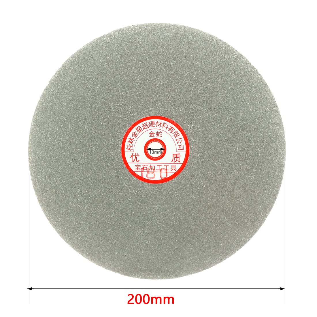 Sourcingmap Industrial disque diamant 200mm grain 180 polissage