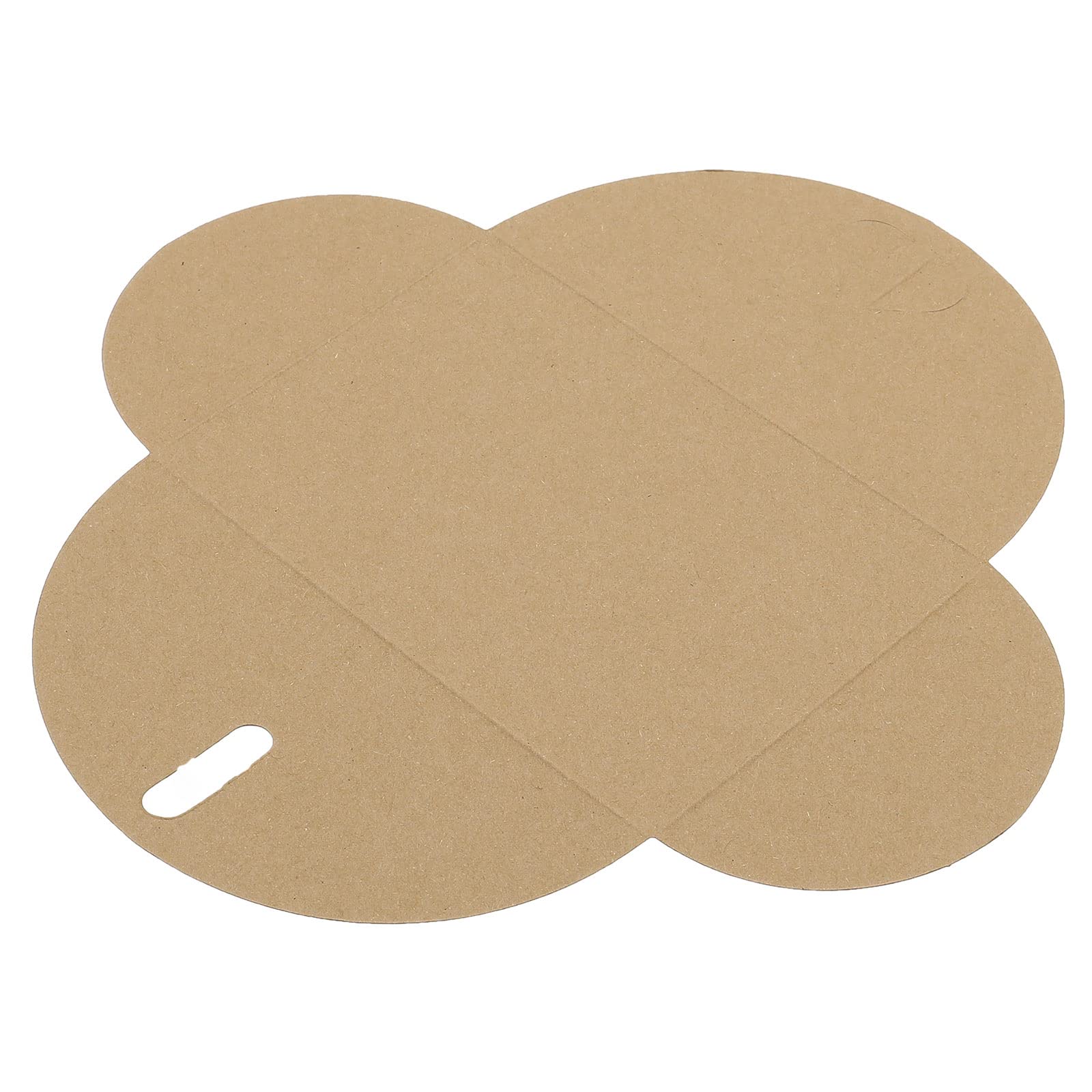 Sourcing Map Mini Enveloppe Papier Marron Cœur 7x10,5cm x24