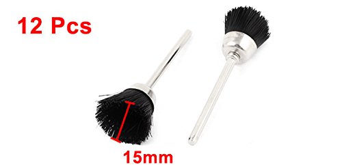 Sourcingmap Brosse polissage nylon 15 mm lot 12