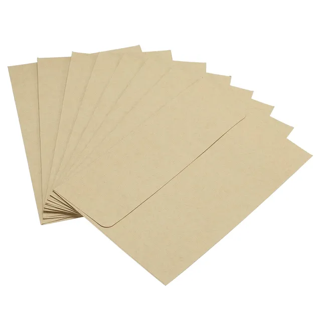 sourcing map Office mini enveloppes papier marron 50 pièces