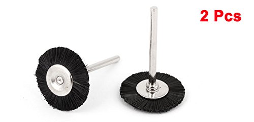 sourcing map brosse nylon polissage 25mm lot 2