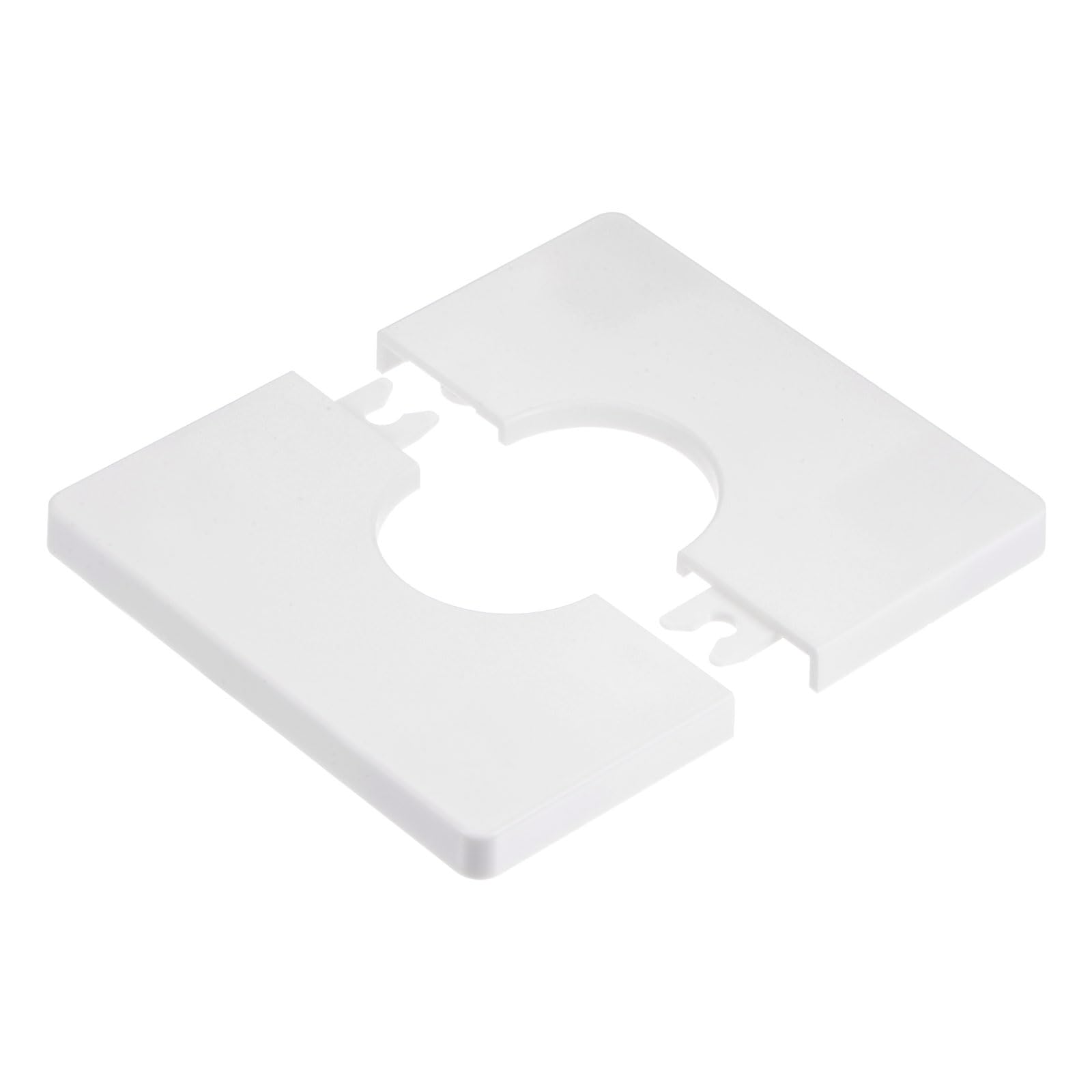 Sourcingmap Home & Garden plaque murale fendue blanc lot 2