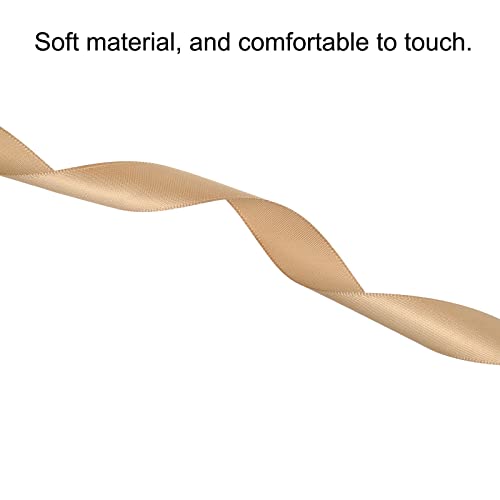Sourcing Map Rouleau Ruban Satin Kaki Profond 20mm x 91,4m