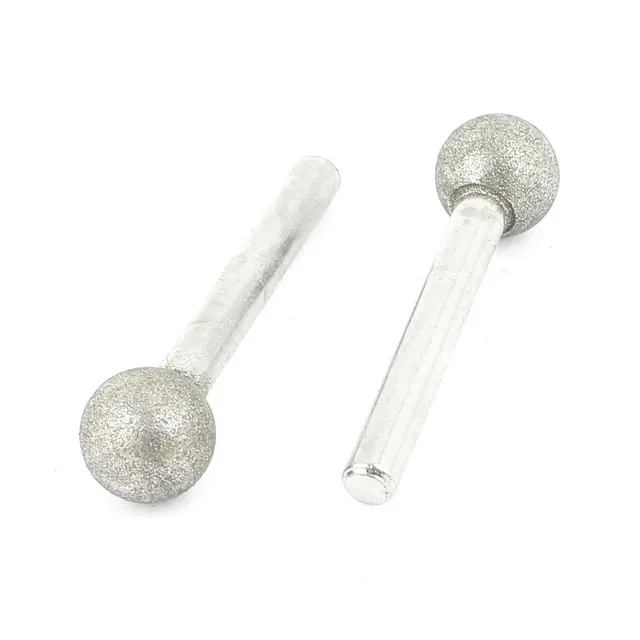 Sourcing Map fraise diamant sphère 14mm tige 6mm lot 2