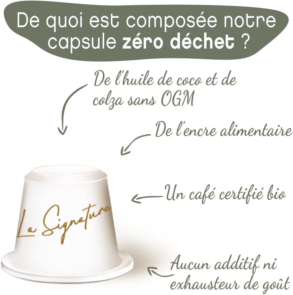Terramoka La Signature Capsule café bio arabica 60 unités intense