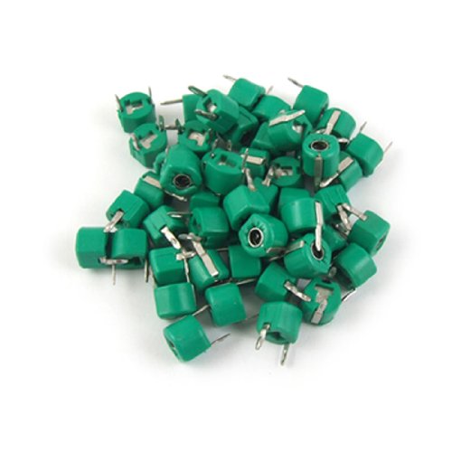 Sourcing Map Condensateur Ajustable 30pF Vert lot 50