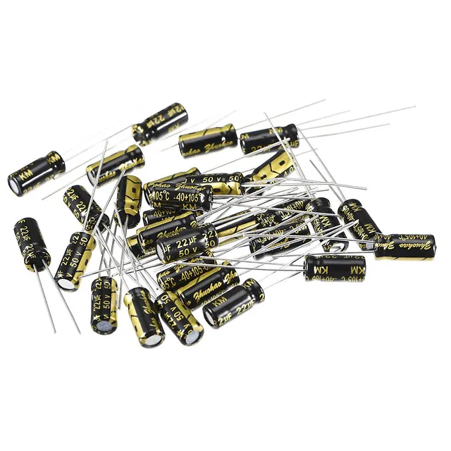 sourcingmap 22uF 50V condensateur électrolytique 30 pcs 5x11mm