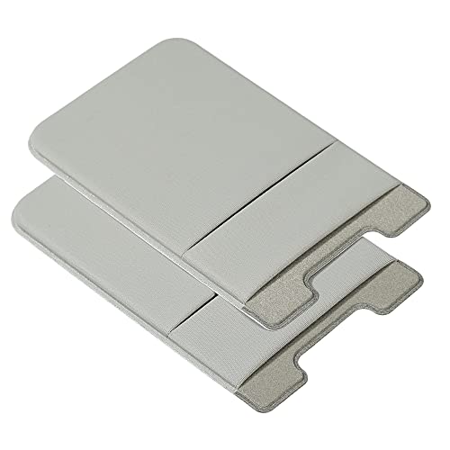 Sourcing Map Electronics porte-carte téléphone double couche gris lot 2