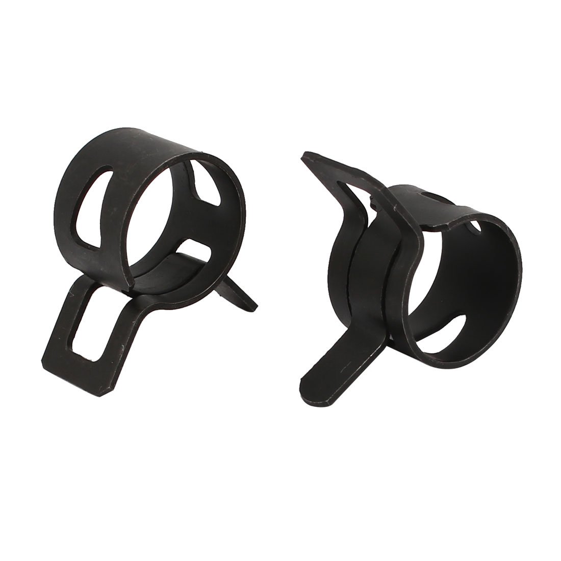 Sourcingmap collier serrage ressort 13mm noir lot 20 acier