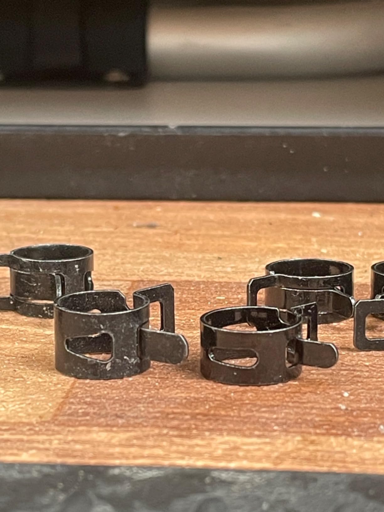 Sourcingmap collier serrage ressort 13mm noir lot 20 acier