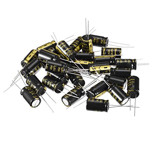 sourcing map 10uF 400V condensateur électrolytique 10x17mm lot 30