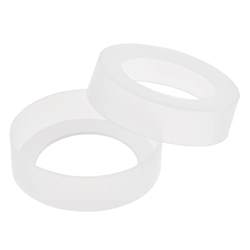 sourcing map Home Garden housse silicone 62mm blanc lot 2 antidérapant